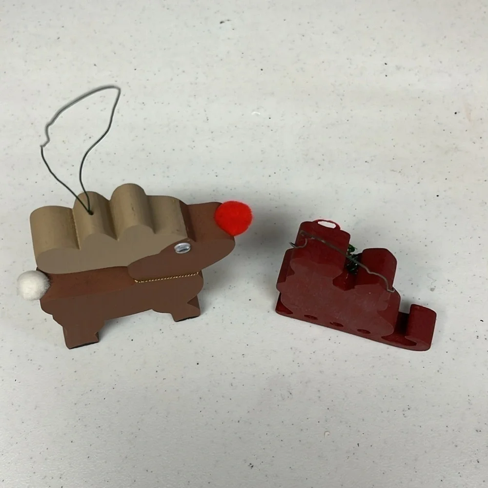 2 Christmas Ornaments